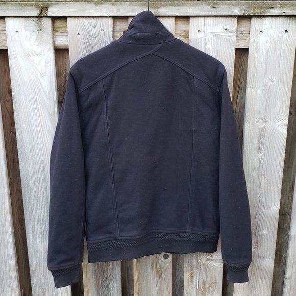 Surface to Air black wool men's bomber jacket - size S - Picture 3 of 11